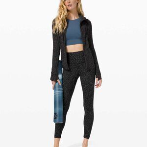 Lululemon Align Pant II 25" Wild Thing Camo Deep Coal Multi size 2 EUC